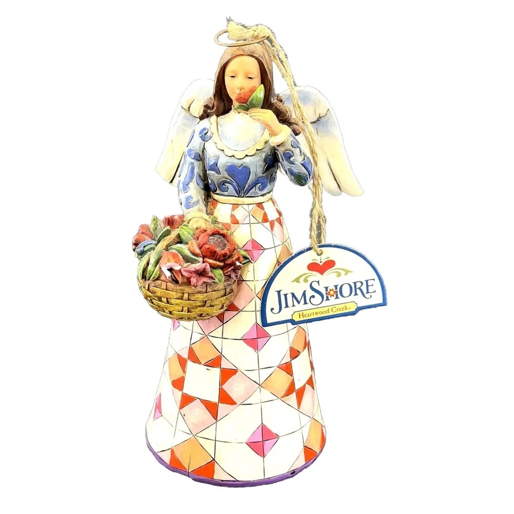 Jim Shore "Smell The Flowers #4008943 Flower Fairy Figurine Rare NWTs